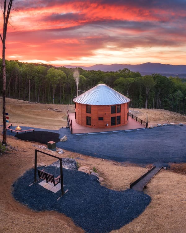 Mountain Yurt Exterior